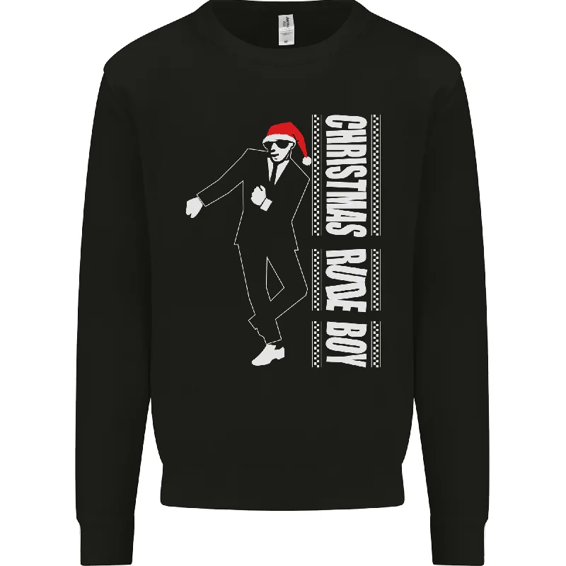 Christmas Original Rude Boy 2Tone 2 Tone Mens Sweatshirt Jumper