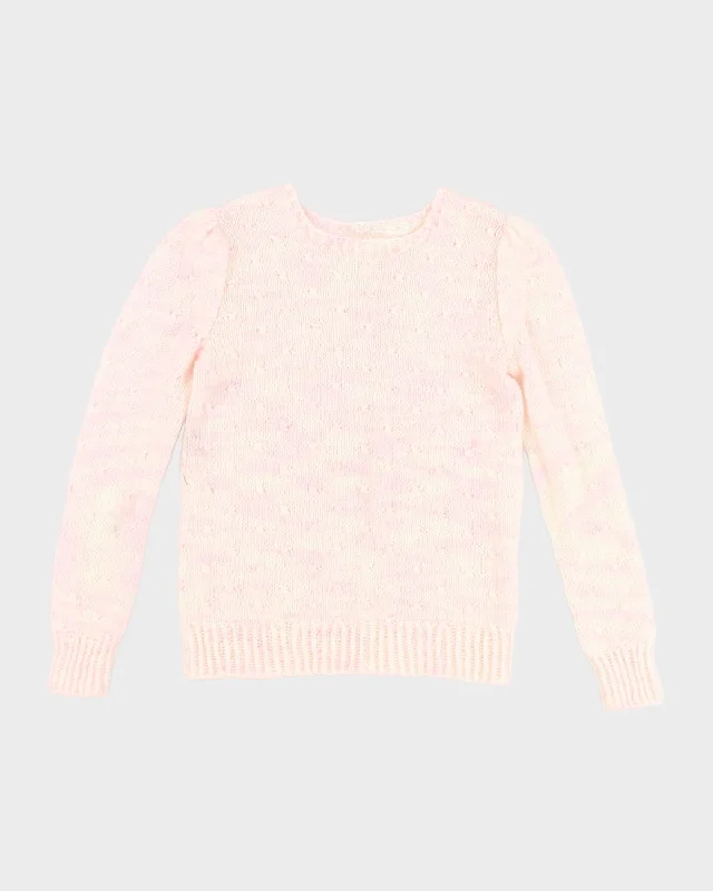 Baby Pink Knit Sweater - S