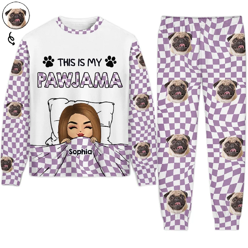 Custom Photo My Pawjamas - Gift For Pet Lovers - Personalized Unisex Pajamas Set