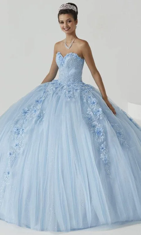 Fiesta Gowns - 56432 Strapless Embellished Ballgown