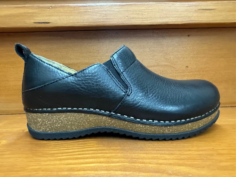 Dansko Meara Black Waxy Leather