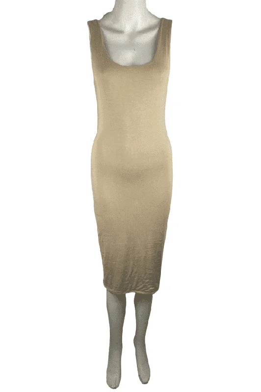 Fashion Nova women's taupe dress size L