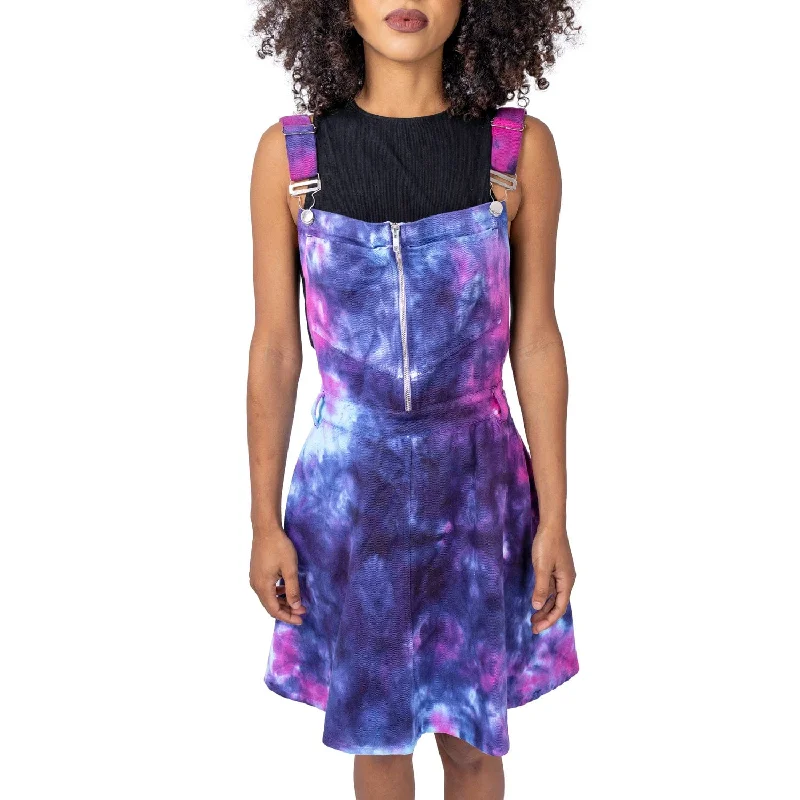 MONET PINAFORE - BLUE/PINK TIE DYE