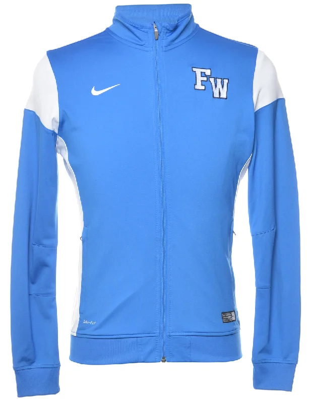 Nike Blue Track Top - M