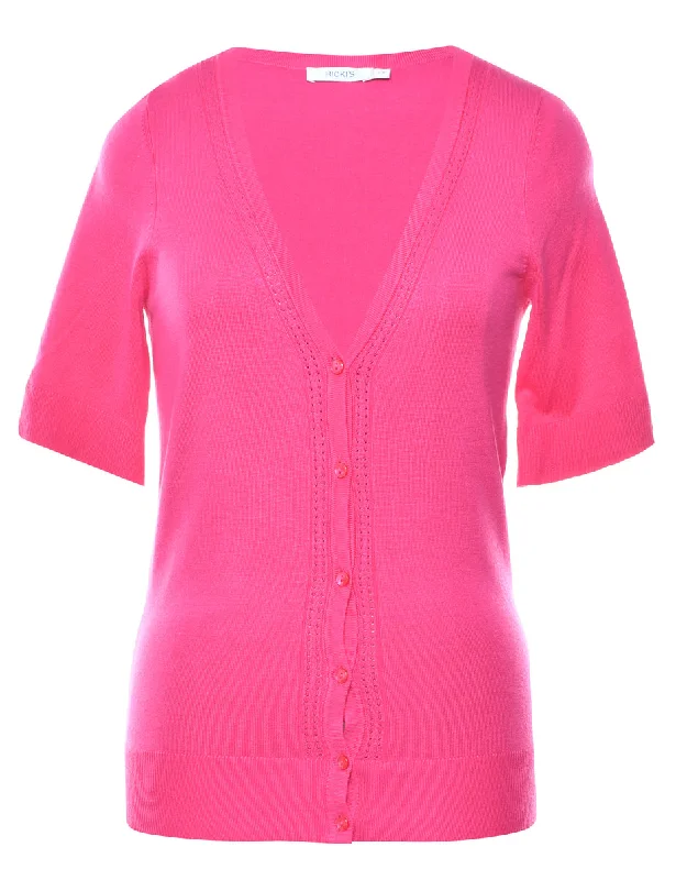 Pink Cardigan - S