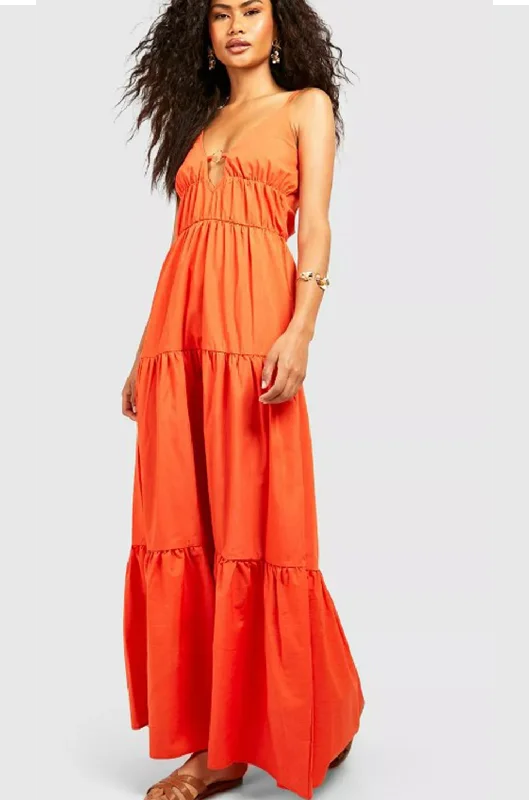 Rollick Orange Dress