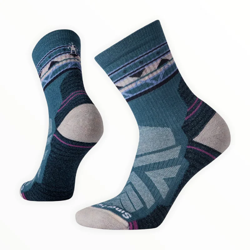 Women's Hike Light Cushion Zig Zag Valley Mid Crew Socks