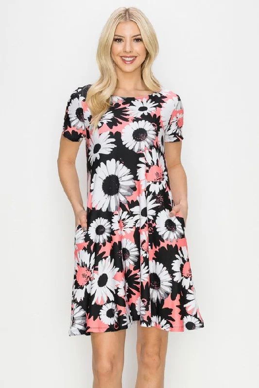 Wild Daisies A-Line Dress