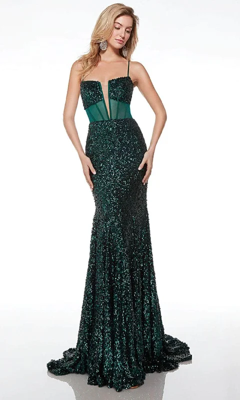 Alyce Paris 61503 - Corset Sequined Prom Dress