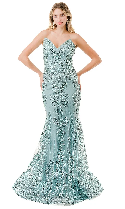 Aspeed Design L2866W - Sequin Mermaid Prom Gown