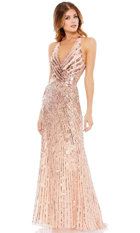 Mac Duggal 5390 - Strappy Back Sequin Evening Dress