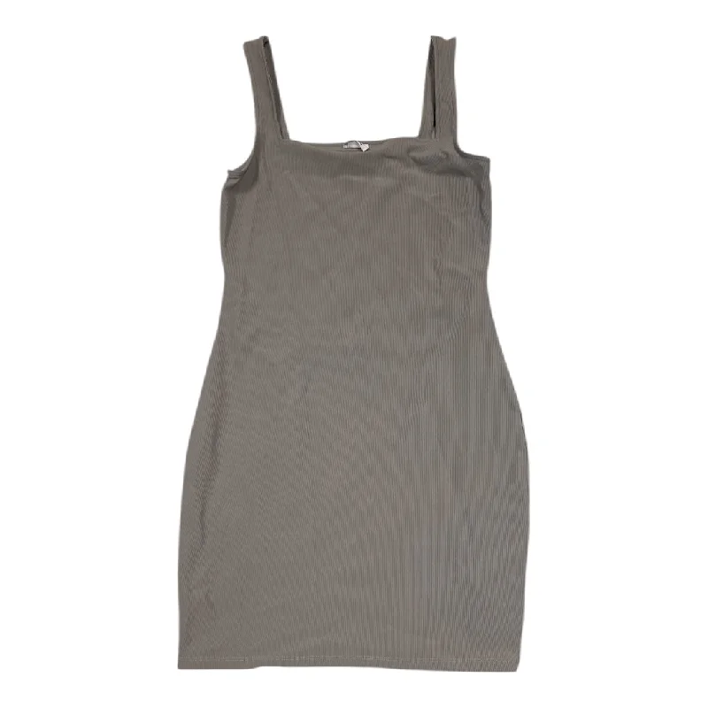 Dress Casual Midi By Cotton On In Grey, Size: L