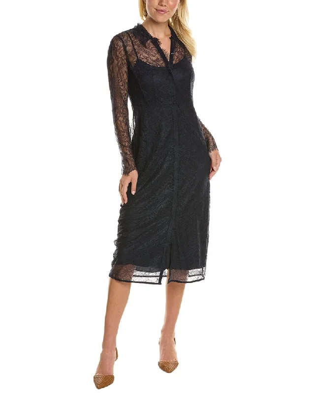 Rebecca Taylor Lace Shirtdress